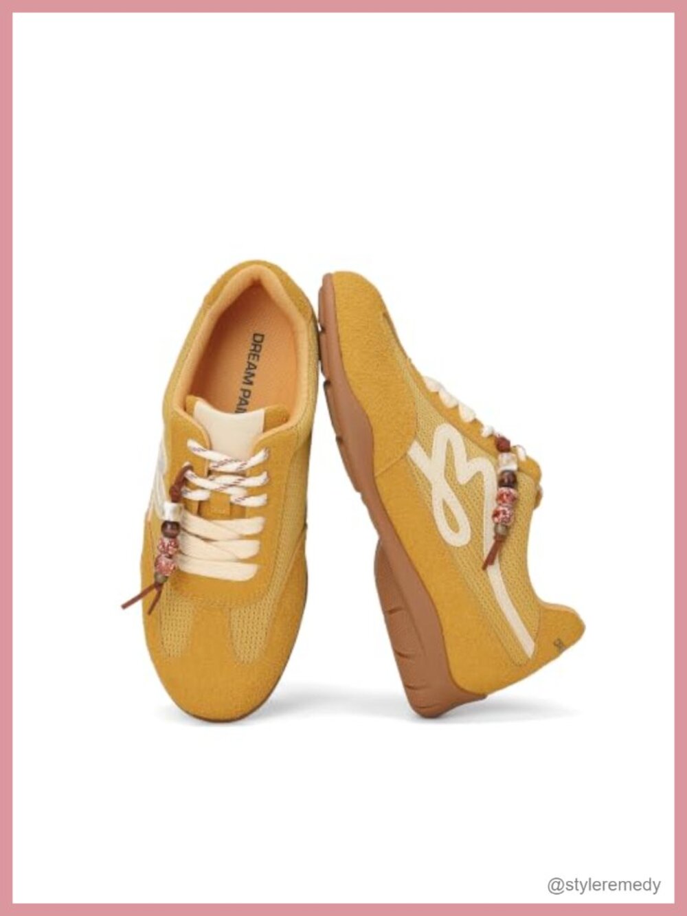 Retro Fashion Sneakers with Cushioned Insole Non-Slip Sole
